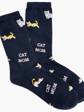 J.CREW Factory CAT MOM Trouser Socks NEW NWT